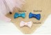 Sparkly bow, LARGE, 7 cm, Pack of 2